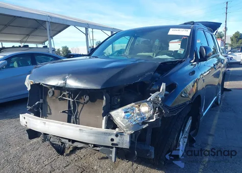 2012 Toyota Highlander Base V6 from USA, damaged, VIN 5TDZK3EH3CS050149